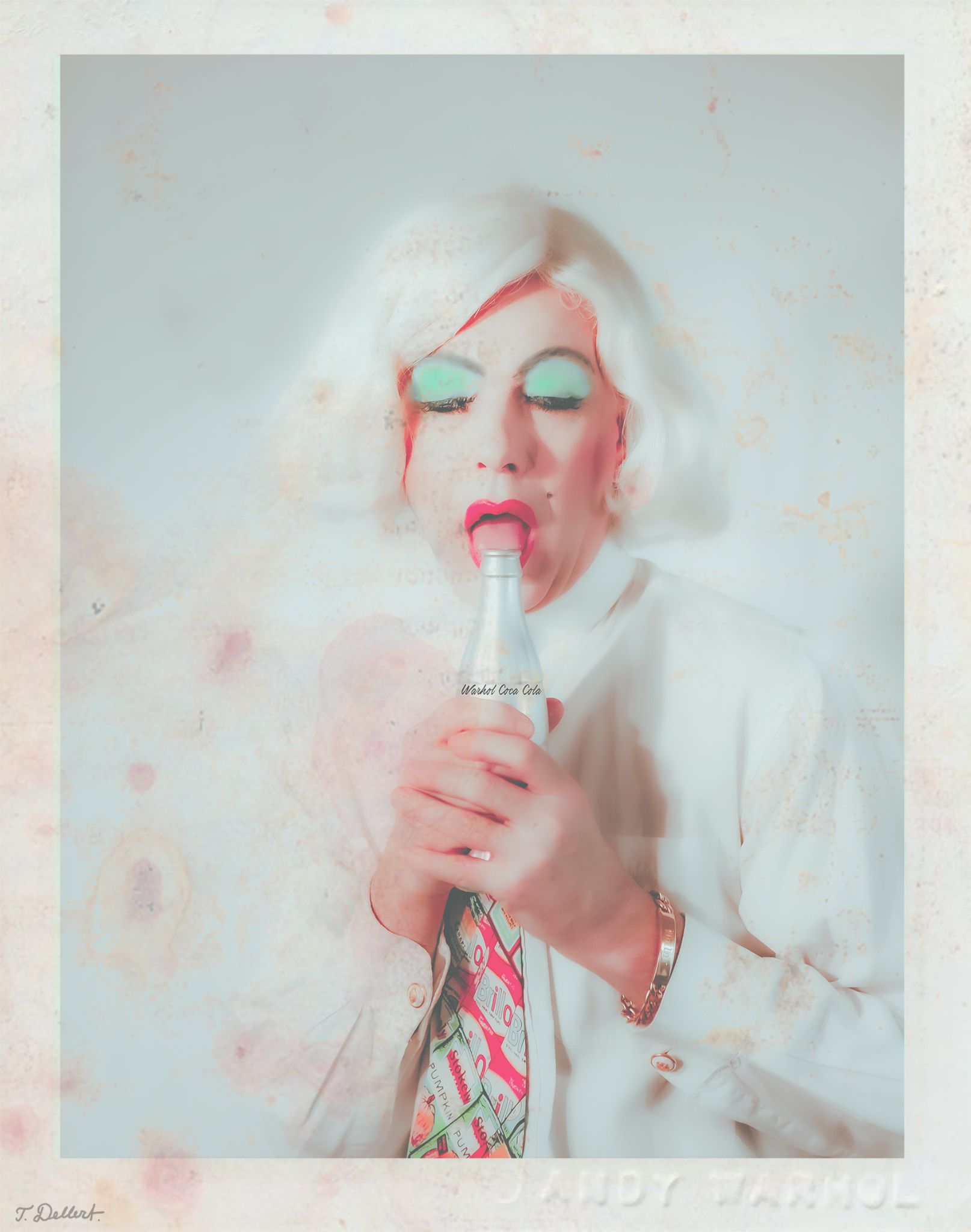 Samll Drag Polaroid Licking Coke Tommy D 